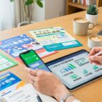 集客マーケティングの手法を図解したイメージ画像